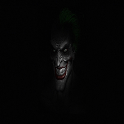 Jokers face dark minimal wallpaper background