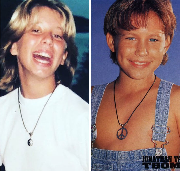 This woman had a striking resemblance to jonathan taylor thomas in the mid