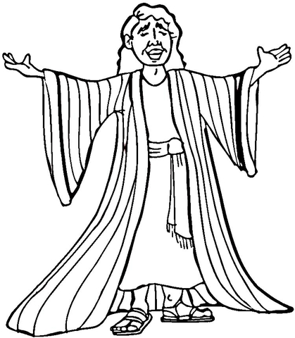 Joseph many colored coat coloring page free printable coloring pages
