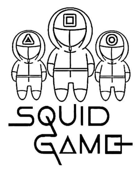 Squid game coloring pages free printable squid games coloring pages coloring pages for kids