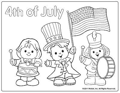 Celebrate independence day with fun parade coloring pages