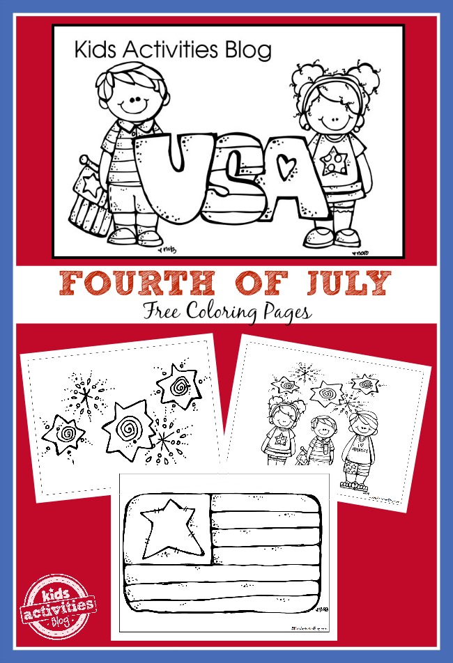 Festive free fourth of july coloring pages kids activities blog