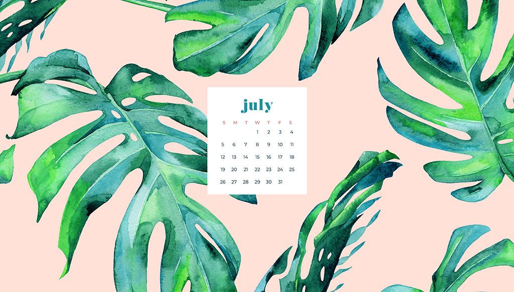 Free july wallpapers â designs in both sunday and monday starts