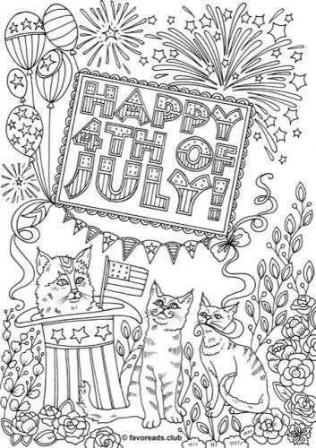 Free printable fourth of july coloring pages coloring pages coloring book pages adult coloring book pages