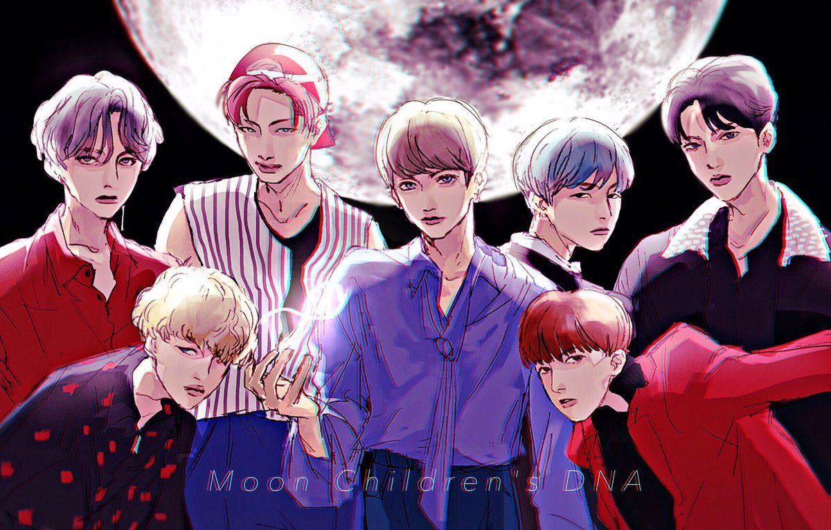 Cool bts anime wallpapers