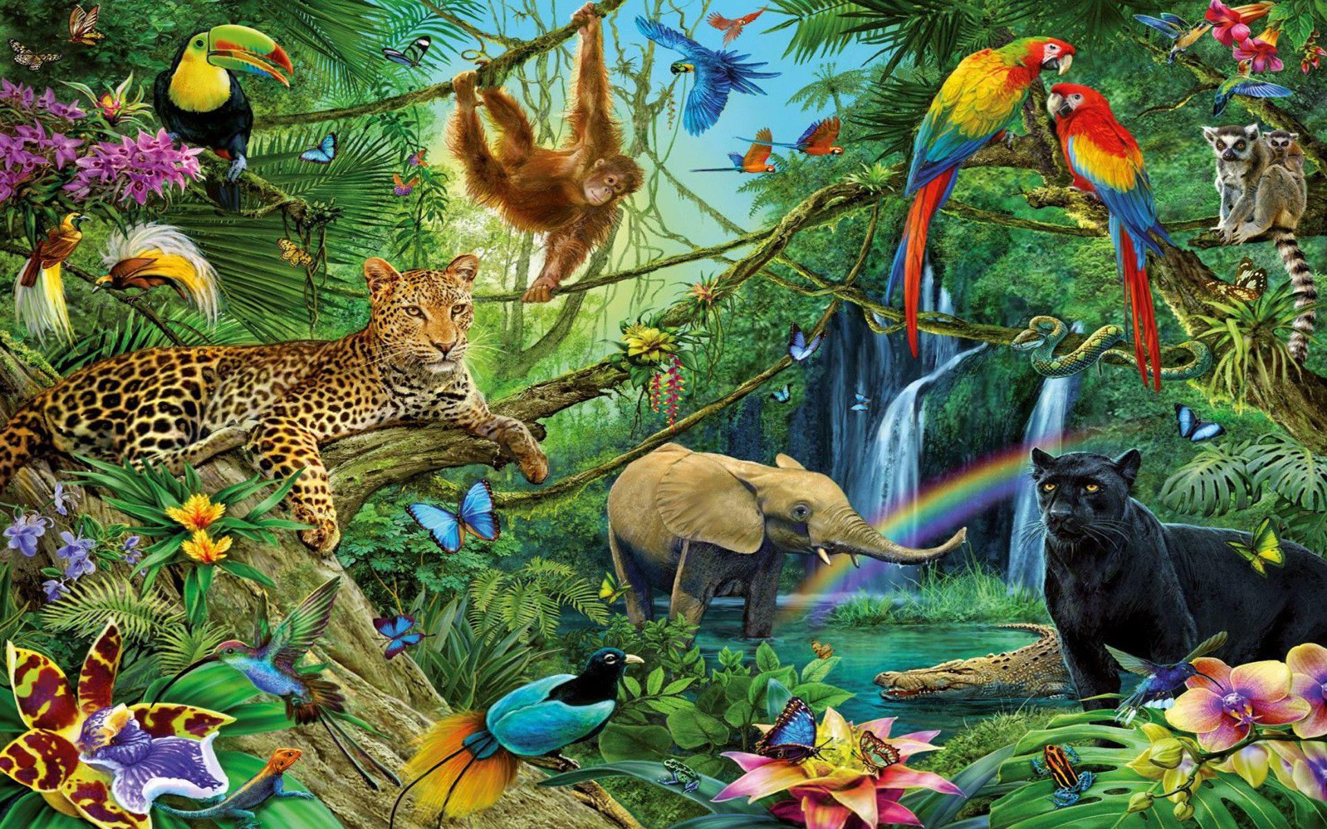 Jungle safari wallpapers