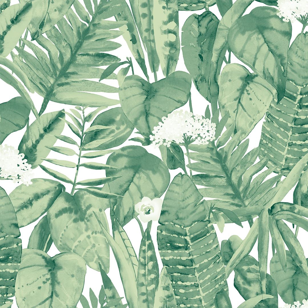 Tropical jungle wallpaper jungle wallpaper for nursery â project nursery