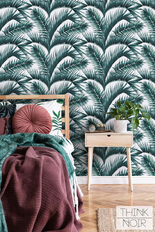 Trendy jungle leaves wallpaper for walls