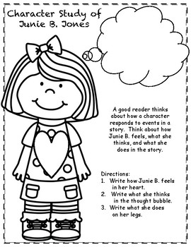Junie b jones and the stupid smelly bus reading response journal