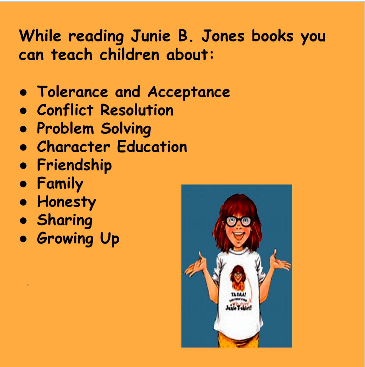 Junie b jones character study with writing causeeffect lessons