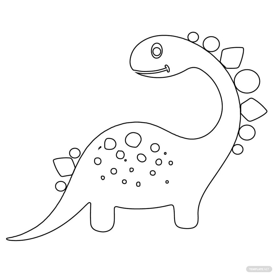 Free scary dinosaur coloring page