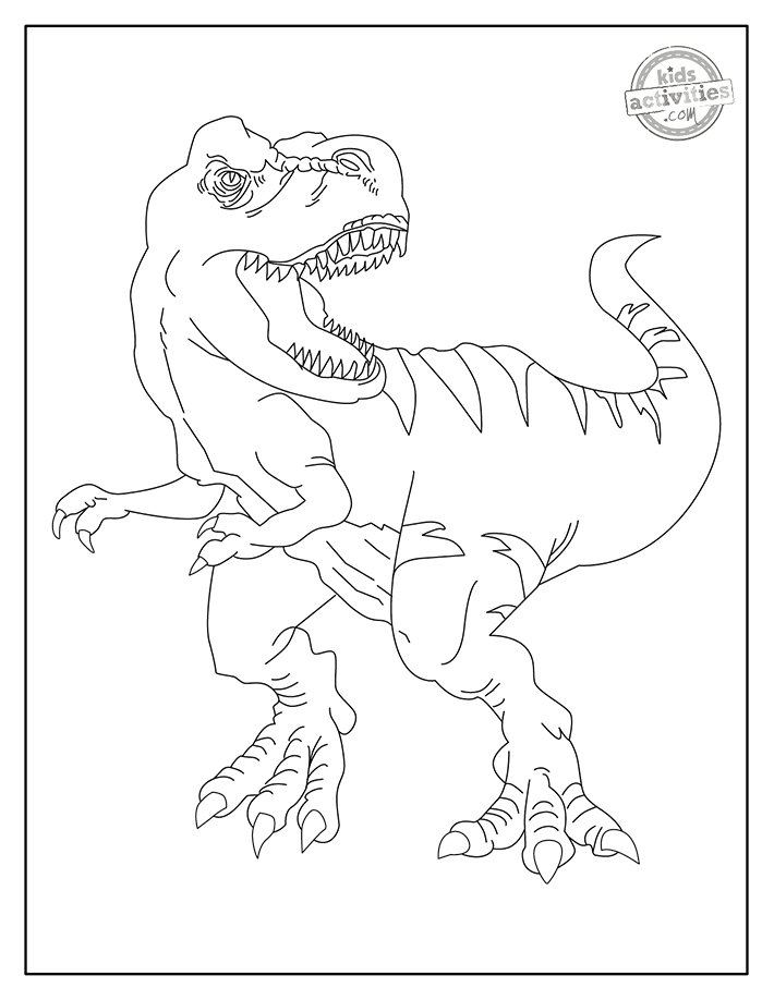 Jurassic world coloring pages kids activities blog