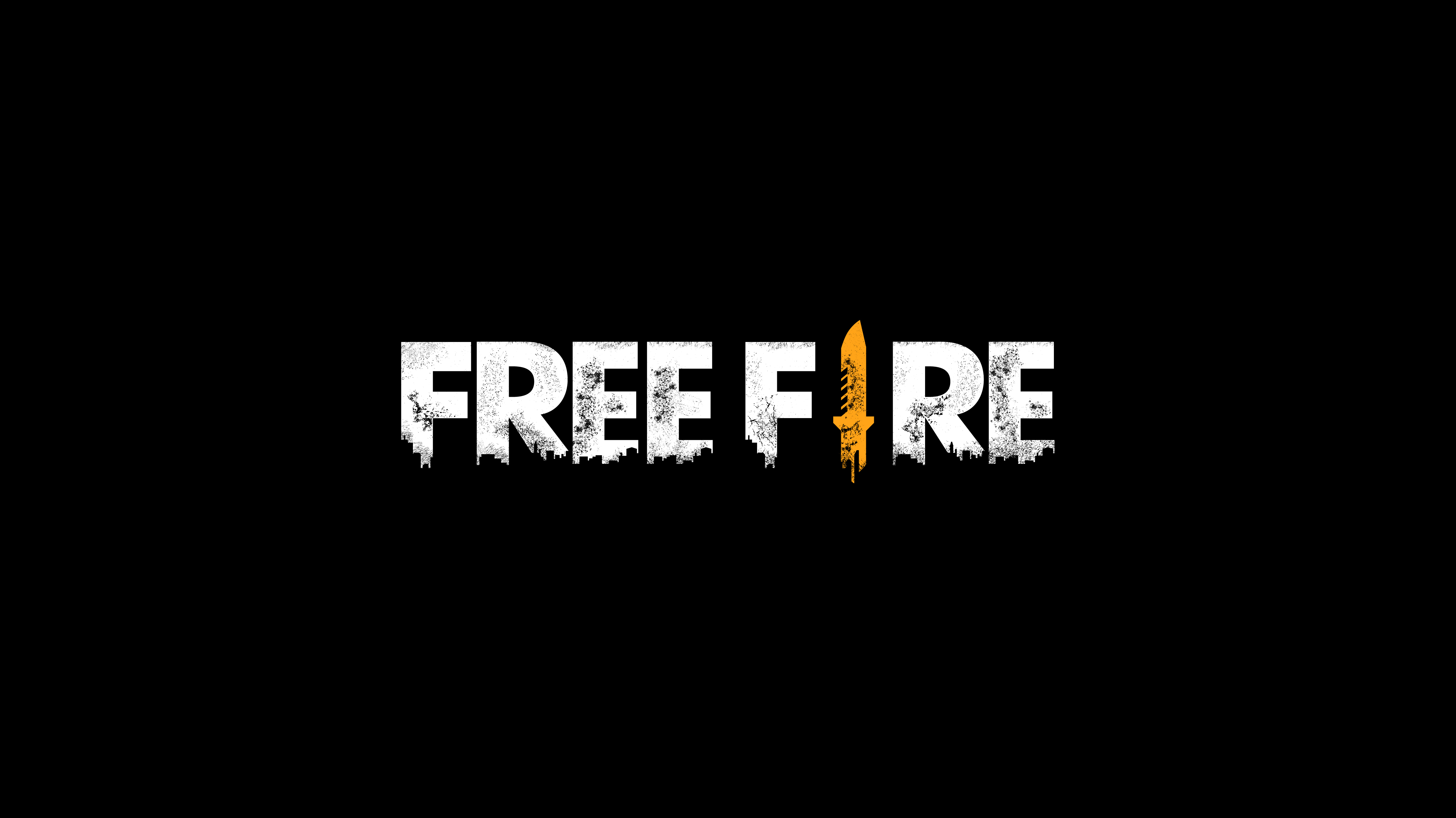 Free fire logo fondo de pantalla k ultra hd id