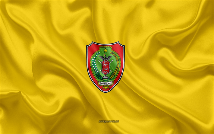 Download wallpapers flag of central kalimantan k silk flag province of indonesia silk texture central kalimantan flag indonesia central kalimantan province for desktop free pictures for desktop free