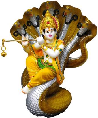 S a gifts marble look kaliya naag krishna lord krishna spiritual puja decorative showpiece