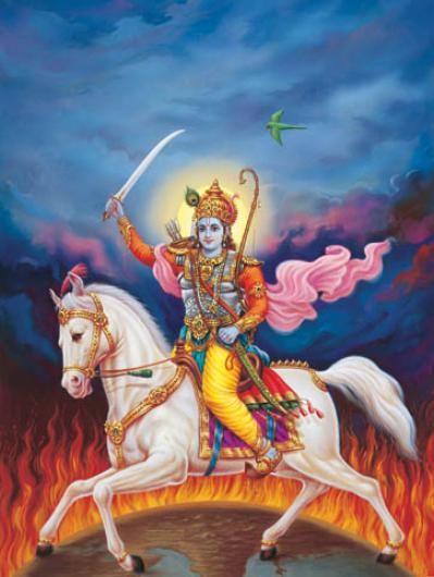 Kalki avatar â present kalyug god vishnu dev on white horse kalki kalki avatar lord krishna wallpapers