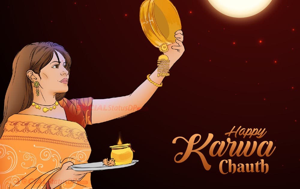 Happy karwa chauth wishes images messages for wife husband