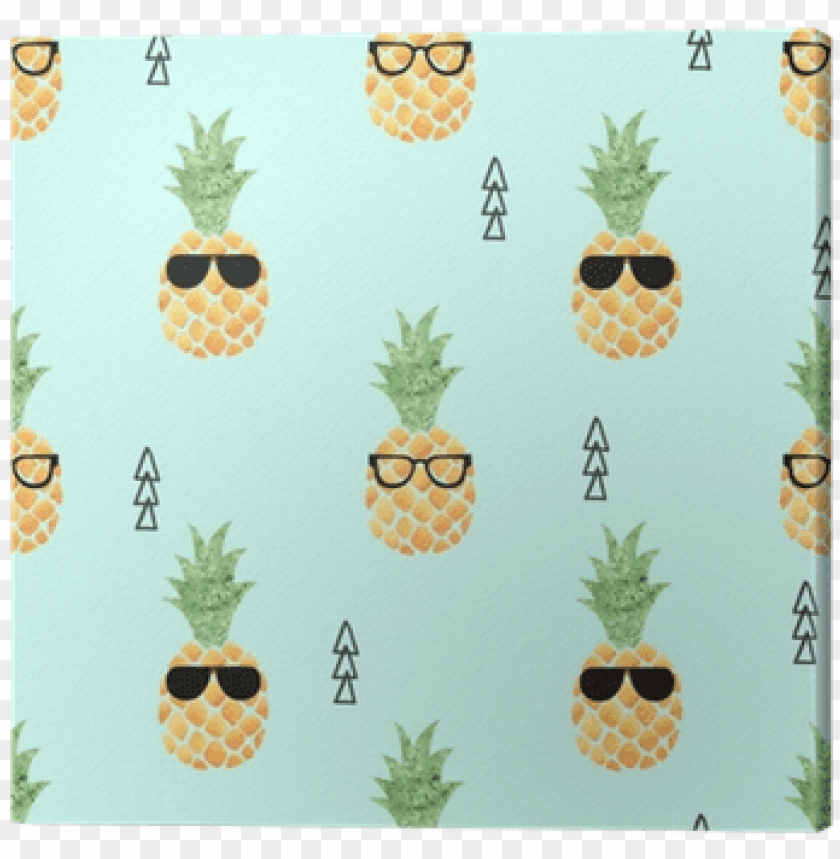 Download cute pineapple seamless pattern