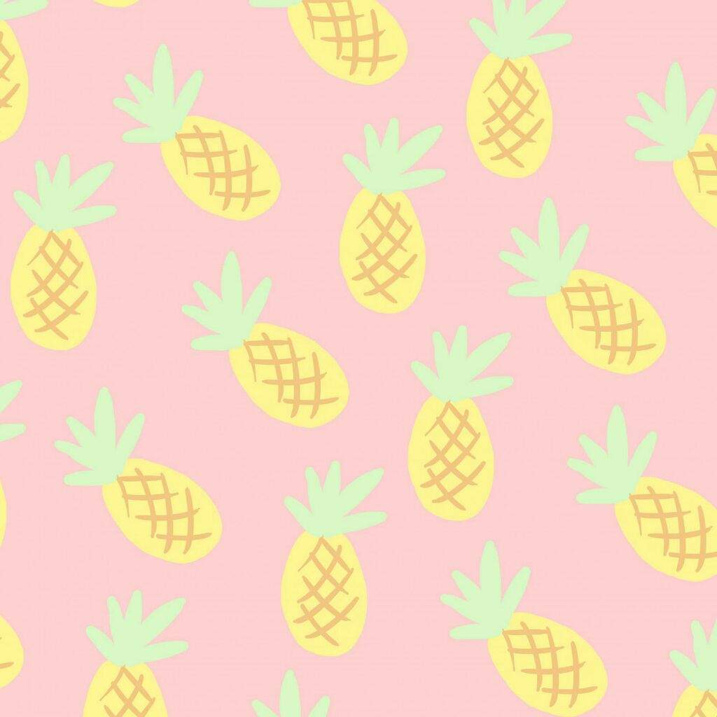 Kawaii pineapple background kawaii amino amino