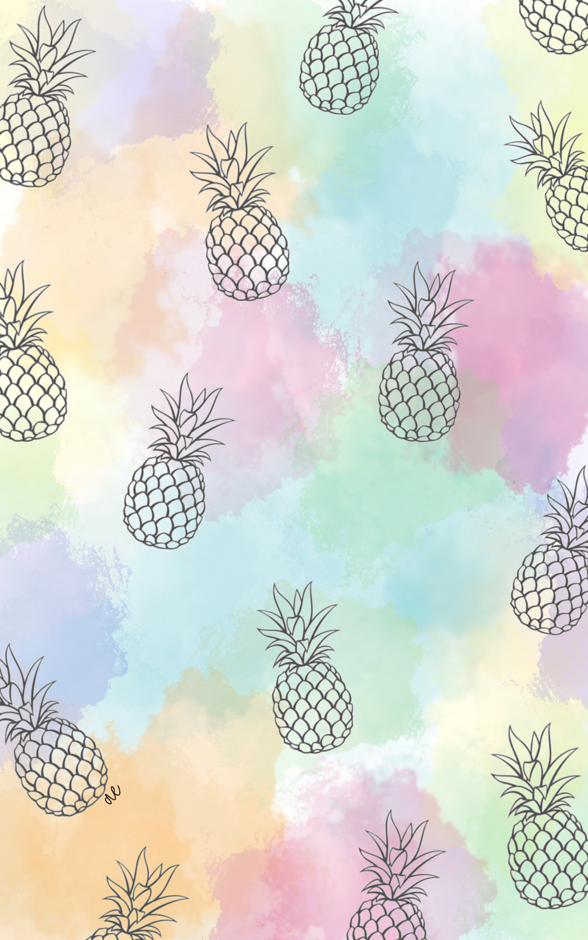 Pineapple vacation wallpaper pineapple wallpaper cute pineapple wallpaper iphone wallpaper pineapple