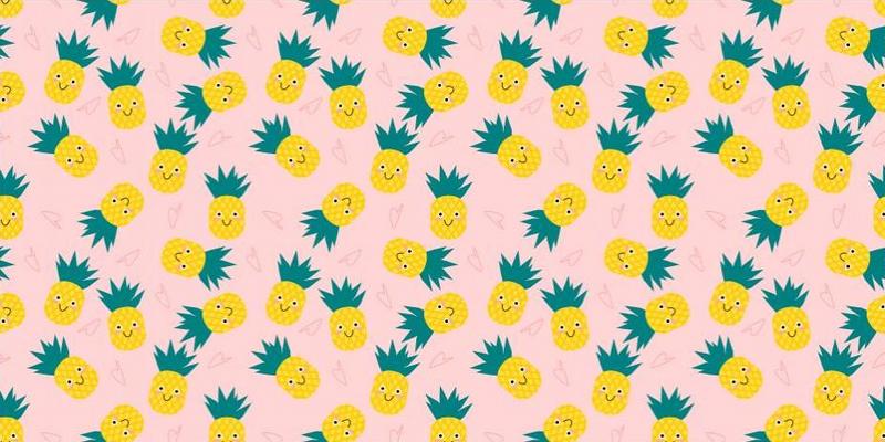 Cute pineapple pink seamless pattern background backgrounds eps free download