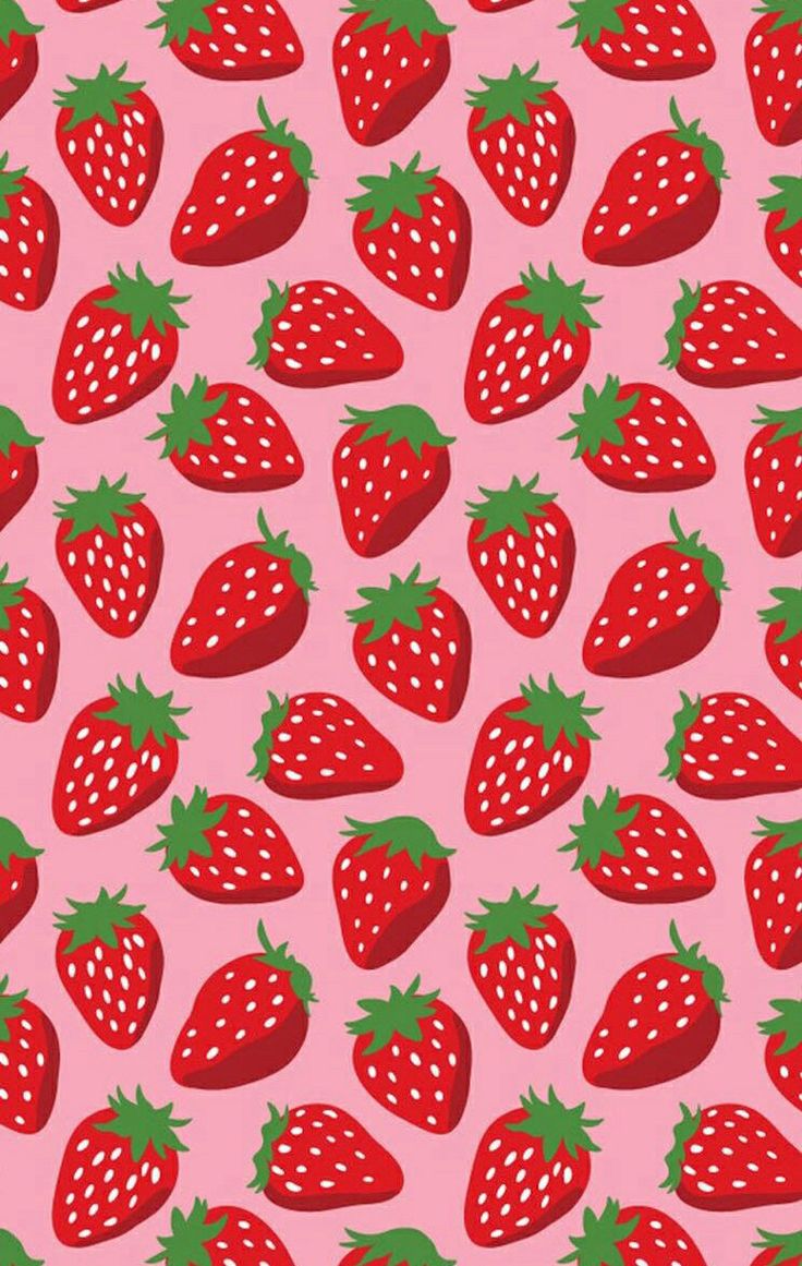 Kawaii strawberry wallpaper