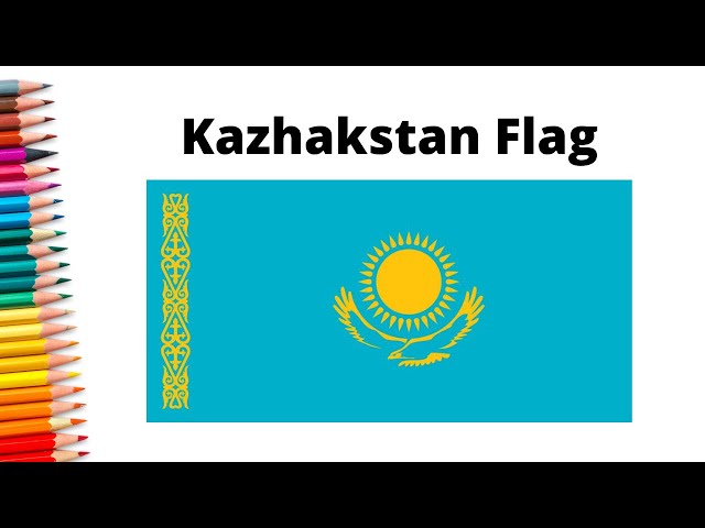 Drawing kazakhstan flag how to draw national flag of kazakhstan