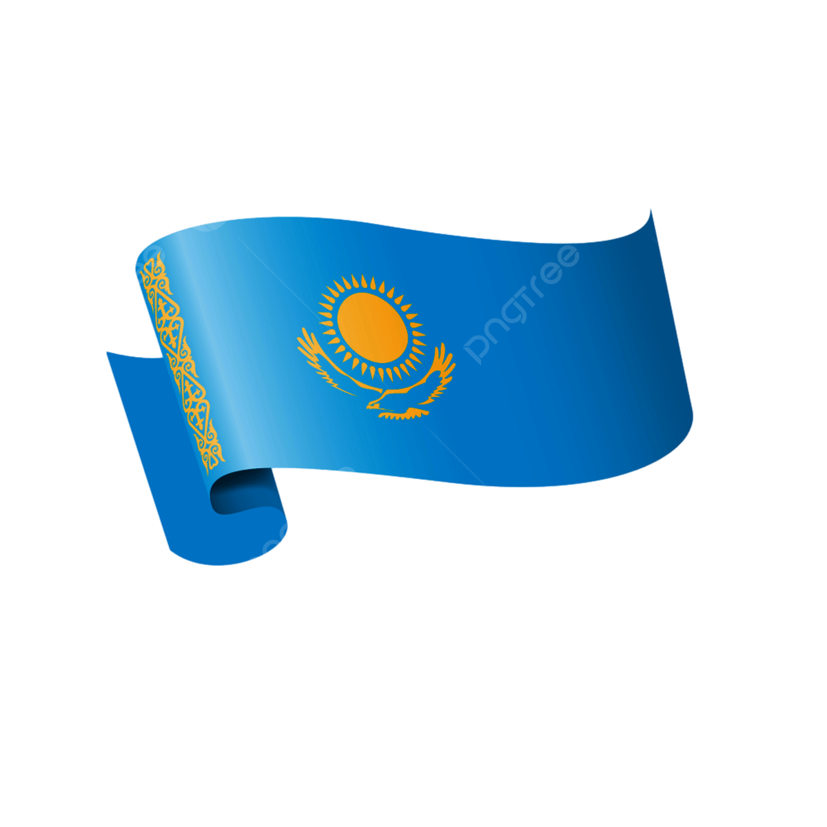 Kazakhstan national flag illustration png transparent images free download vector files