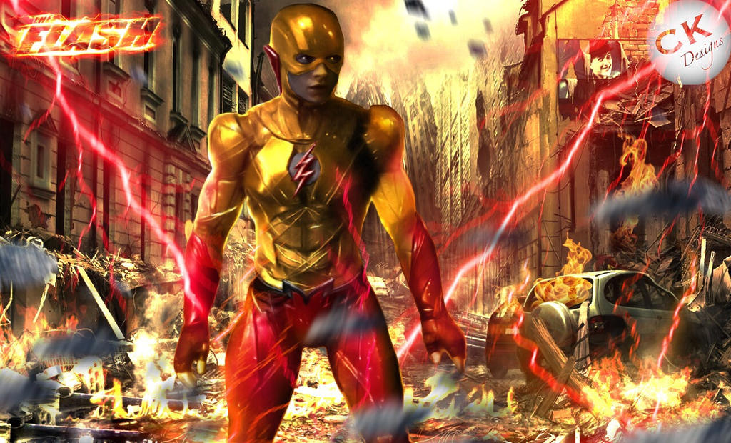 Kid flash wallpaper by cthebeast on