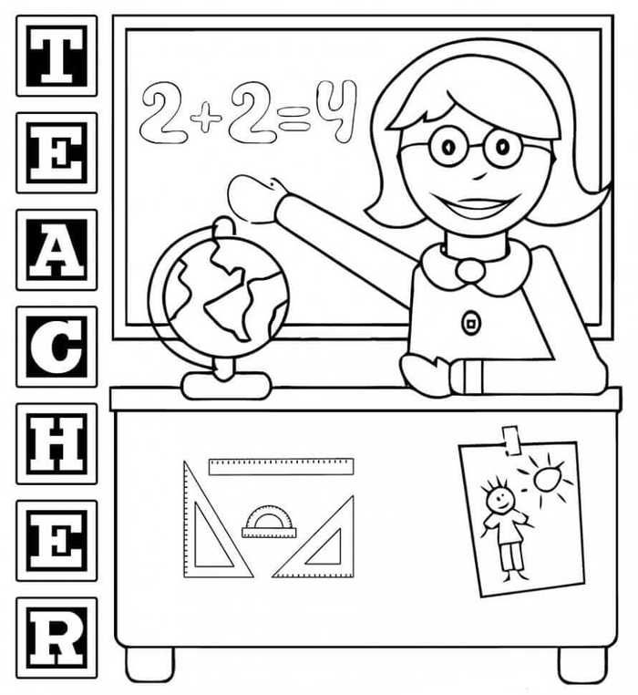 Teacher appreciation week coloring pages pdf free