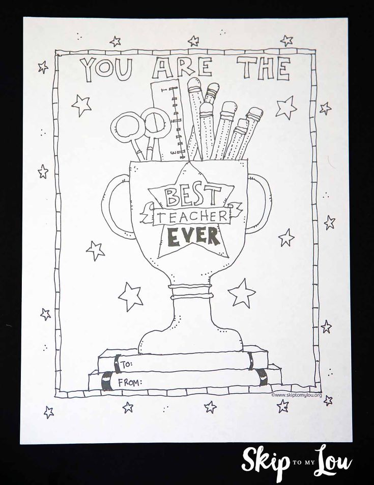 Teacher coloring pages for the best teachers teacher appreciation printables teacher appreciation cards best teacher gifts
