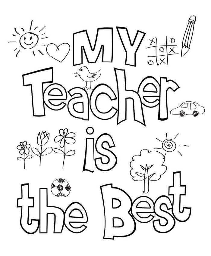 Teacher appreciation week coloring pages pdf free