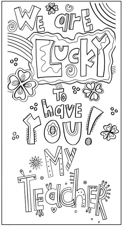 Of the best teacher appreciation coloring pages