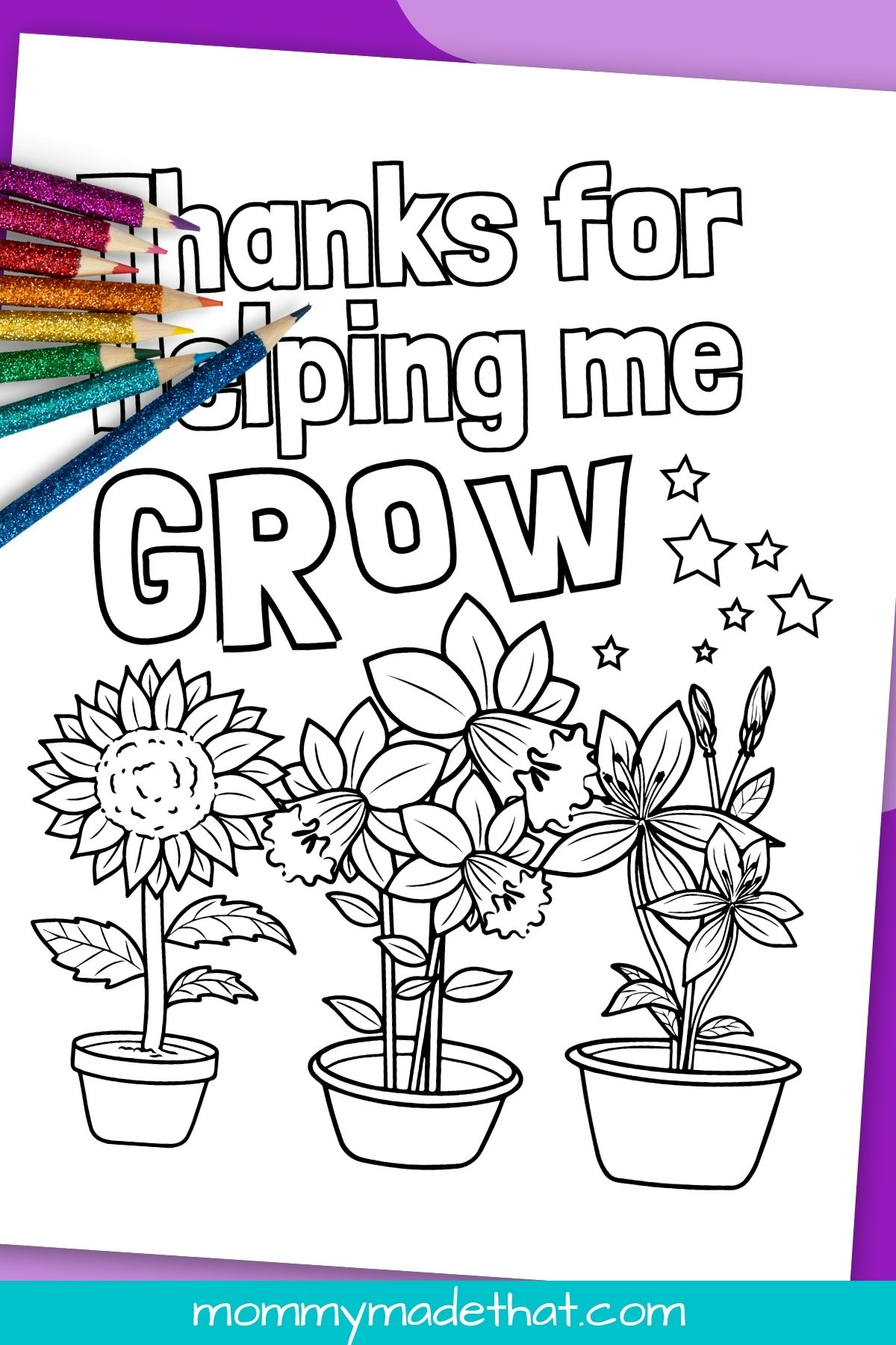 Teacher appreciation coloring pages