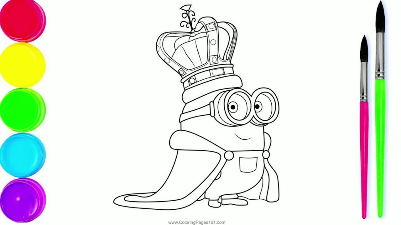King inion drawing for kids