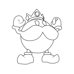 King bob coloring pages for kids