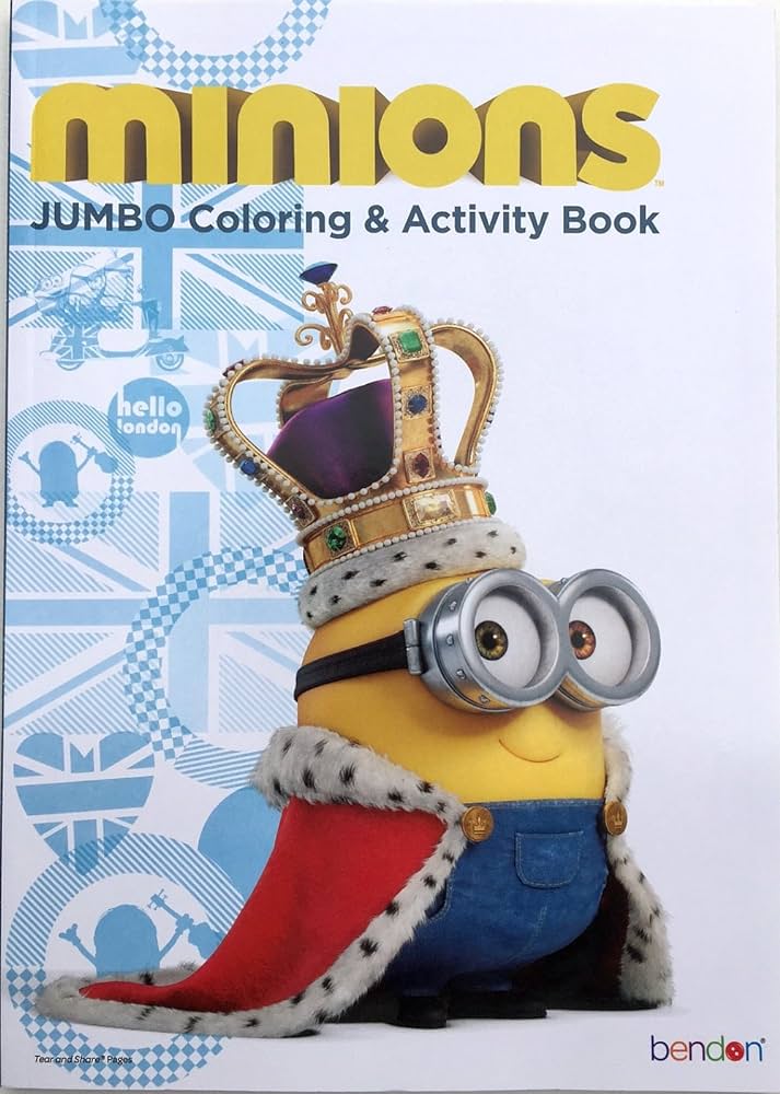 Minions king bob coloring and activity book office products