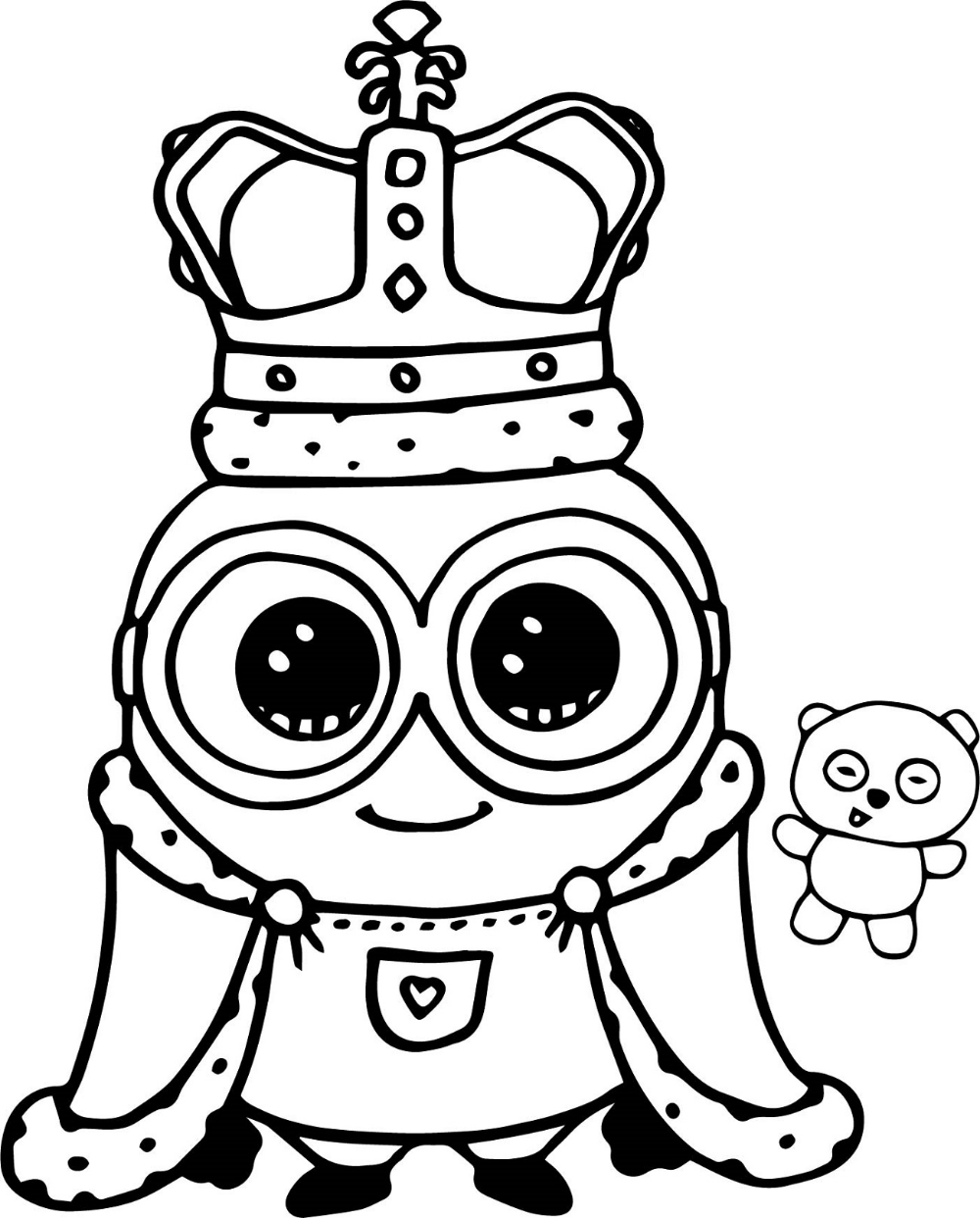 Minion king coloring pages for kids k worksheets minions coloring pages minion coloring pages pokemon coloring pages