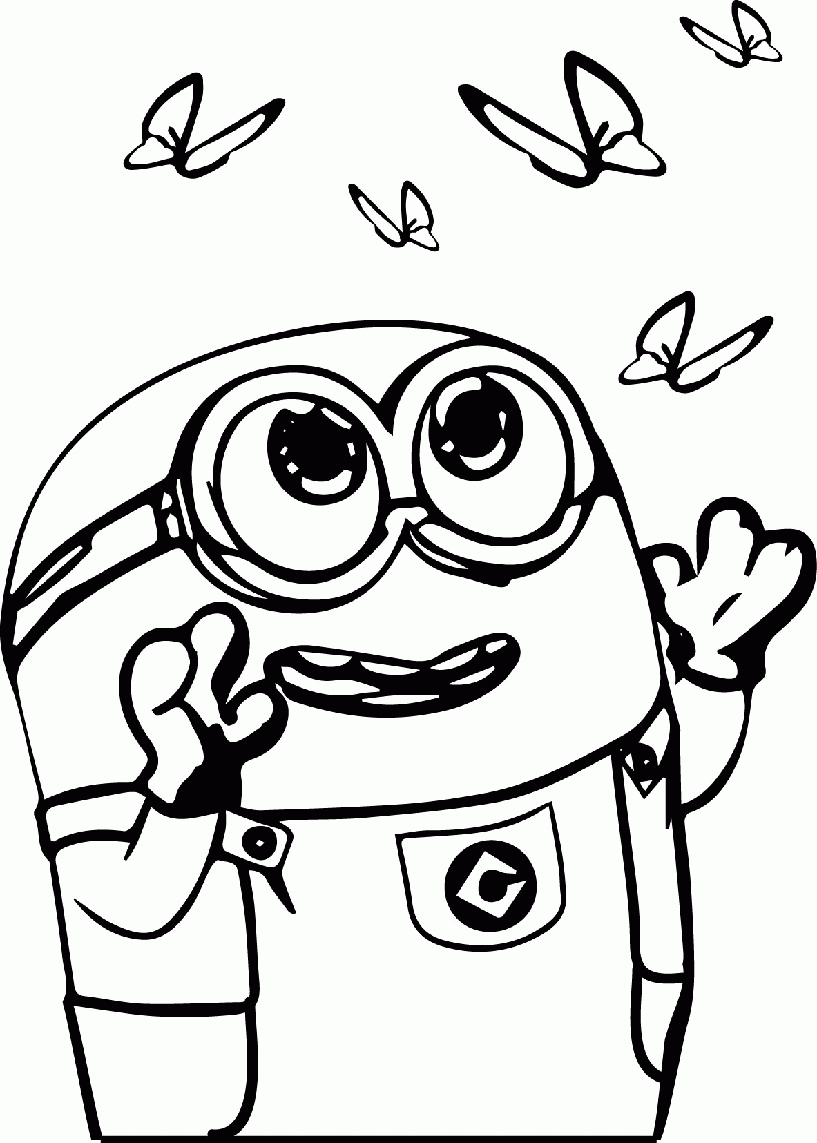 Free minions coloring pages bob download free minions coloring pages bob png images free cliparts on clipart library