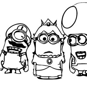Minion coloring pages printable for free download