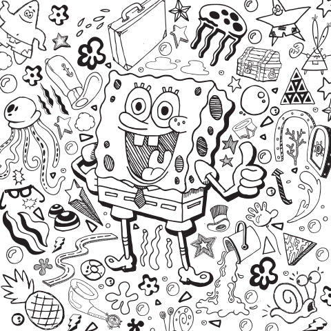 Spongebob downloadable coloring sheets â spongebob squarepants shop