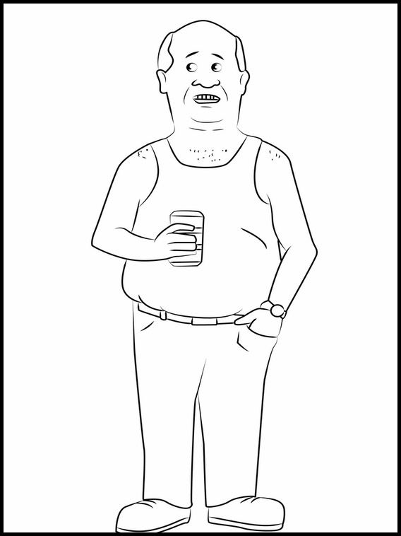 Printable coloring book king of the hill coloring pages for kids online coloring pages printable coloring pages