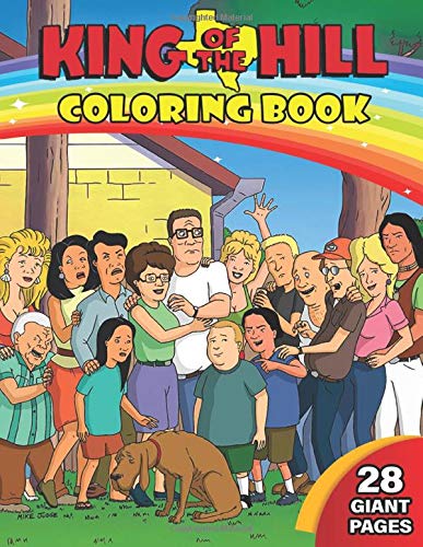 King of the hill coloring book great gift for any fans of king of the hill with exclusive illustrations by june m