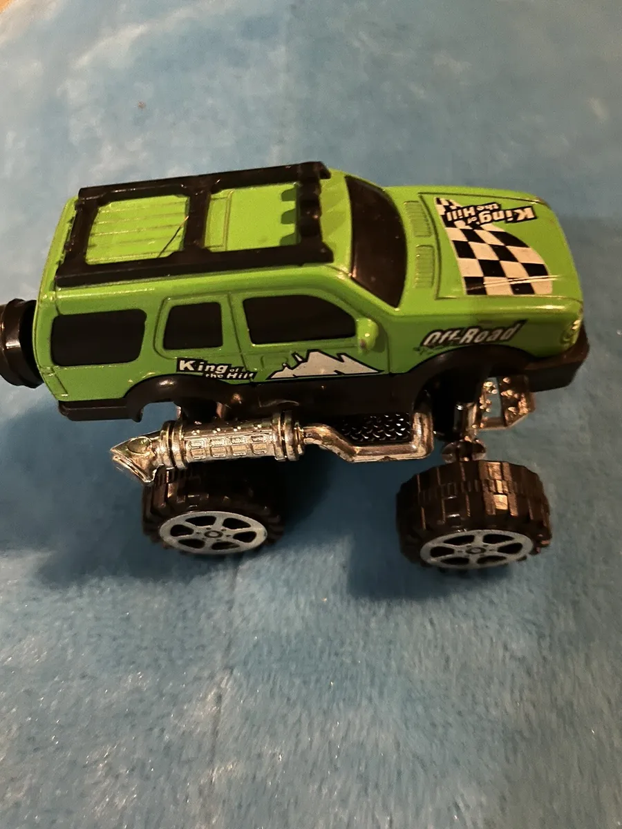 Scale off road monster truck king of the hill green diecast