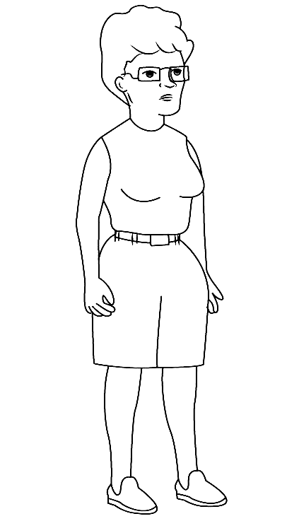 King of the hill coloring pages