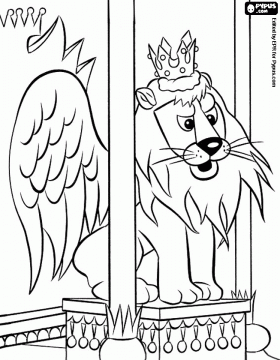The flying lion king moonracer the ruler of the island of misfit toys coloring page rudolph coloring pages cartoon coloring pages christmas coloring pages