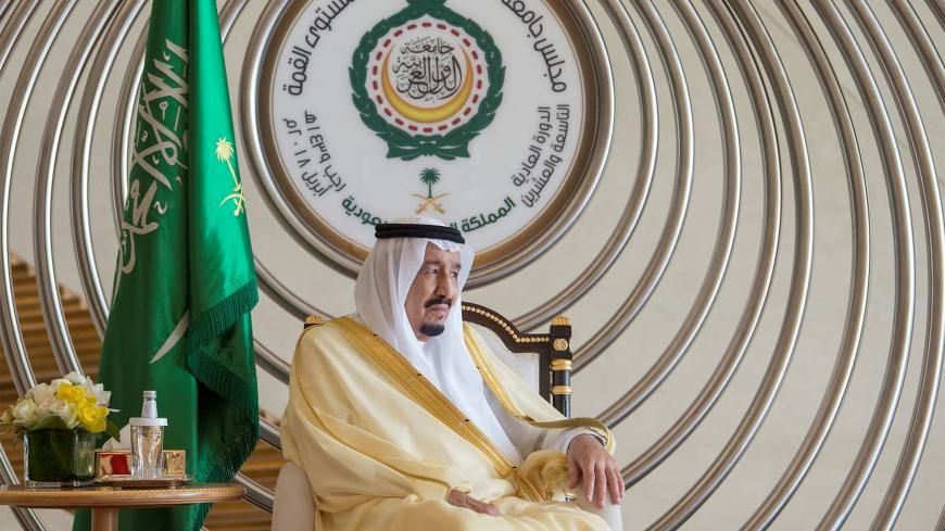 Saudi king uses arab summit to adjust riyadhs stance toward trump