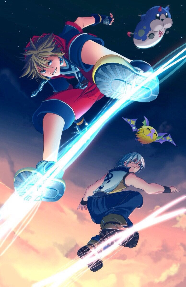 Found a wallpaper iphone on my search of kingdom hearts dunno if you all have seen it but i certainly like it rkingdomhearts