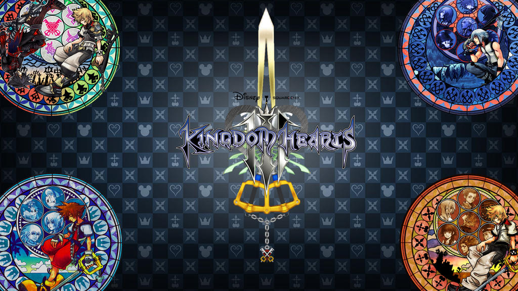 Kingdom hearts desktop wallpaper by lordspade on