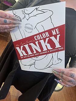 Color me kinky not safe for work adult coloring activity book crown mx ezra books